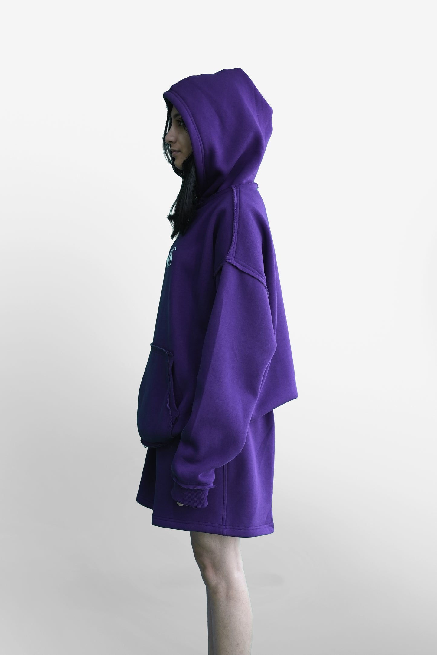 Purpled Unus Imaginari Hoodie - side