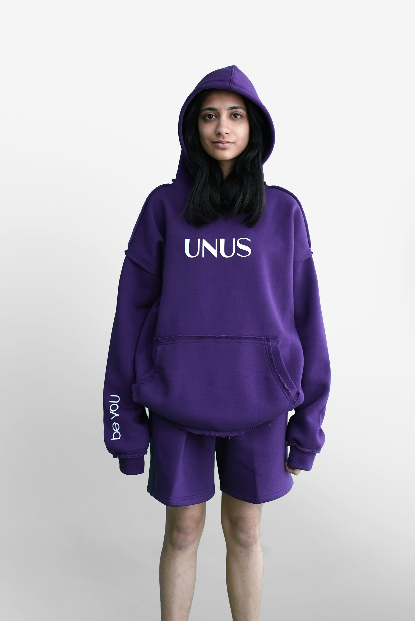 Purpled Unus Imaginari Hoodie - front