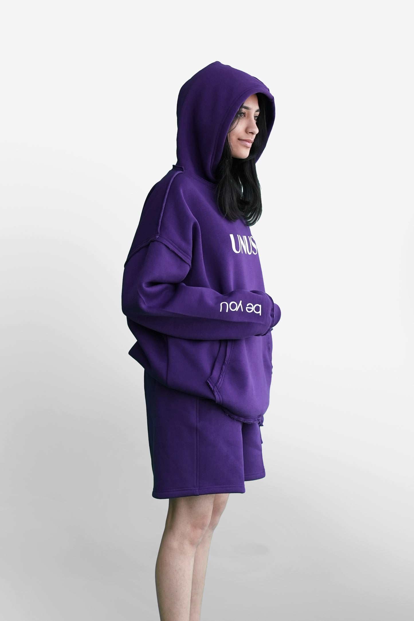 Purpled Unus Imaginari Hoodie - side