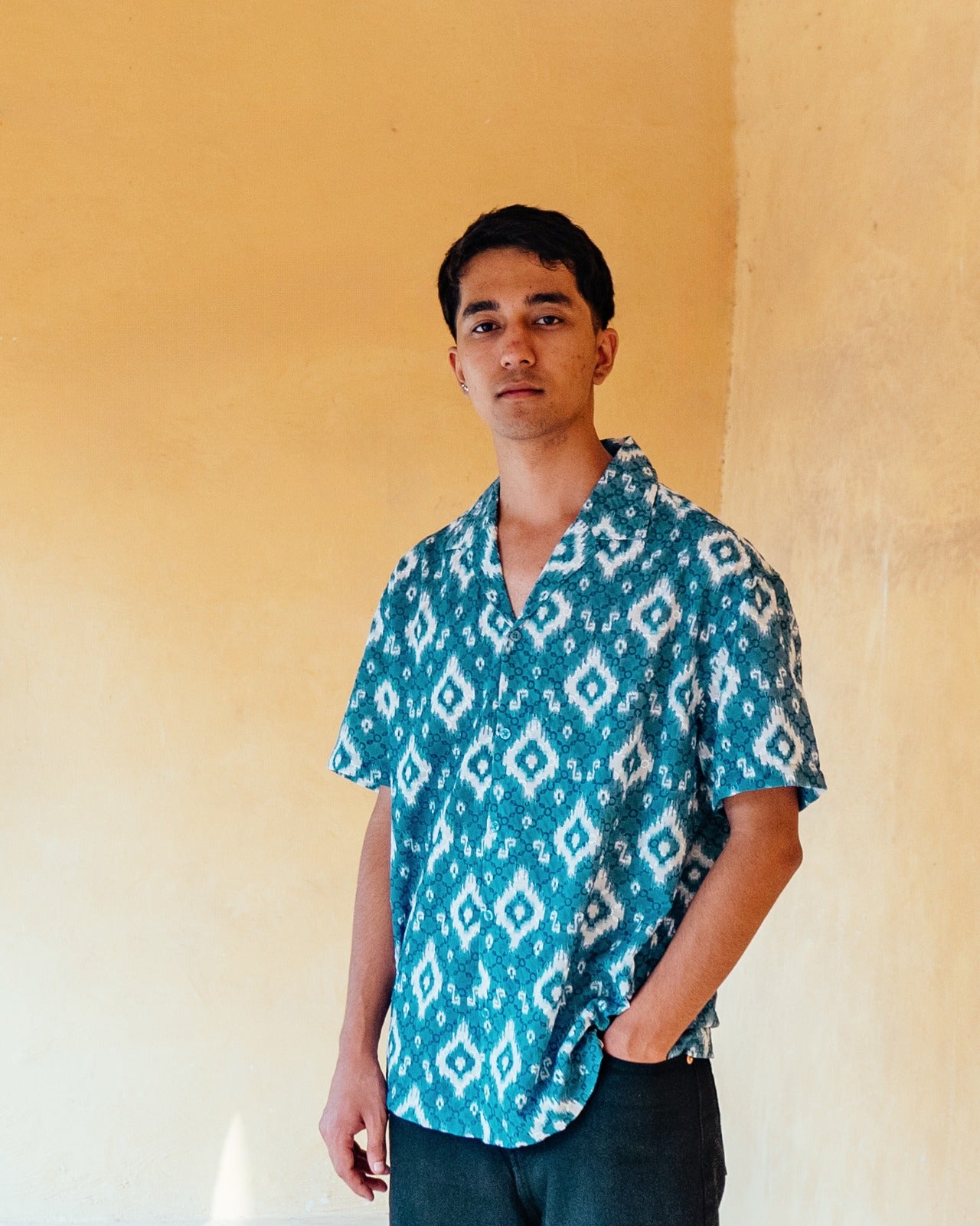 Kriti Blue Shirt - Front