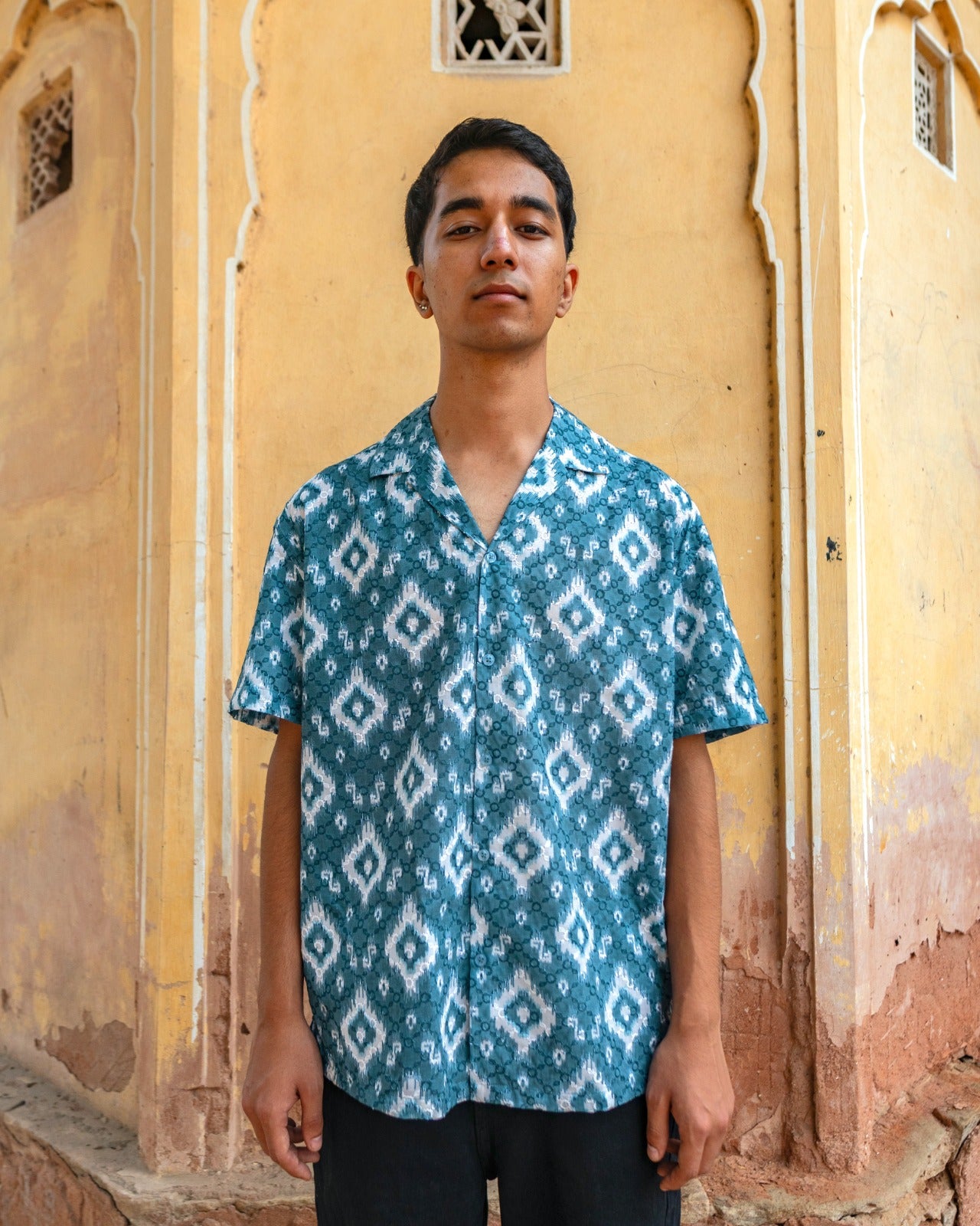 Kriti Blue Shirt - Front