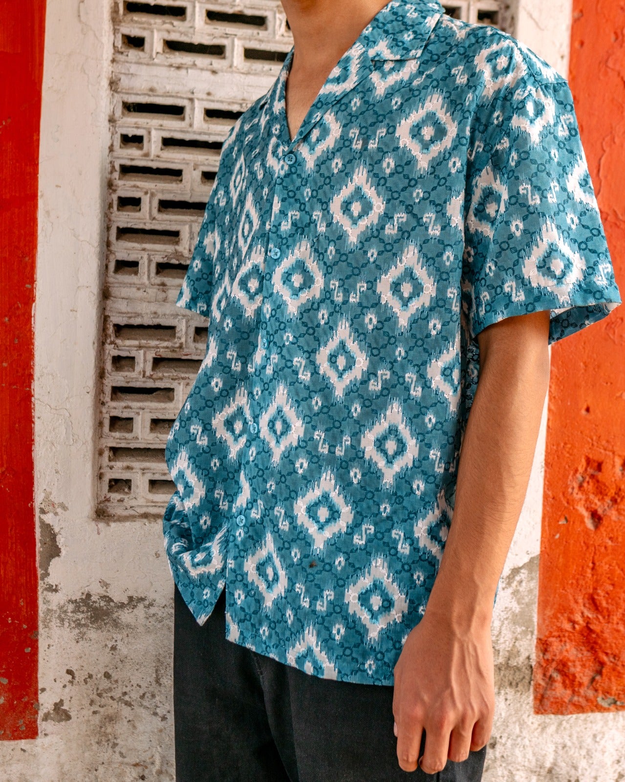 Kriti Blue Shirt - Front