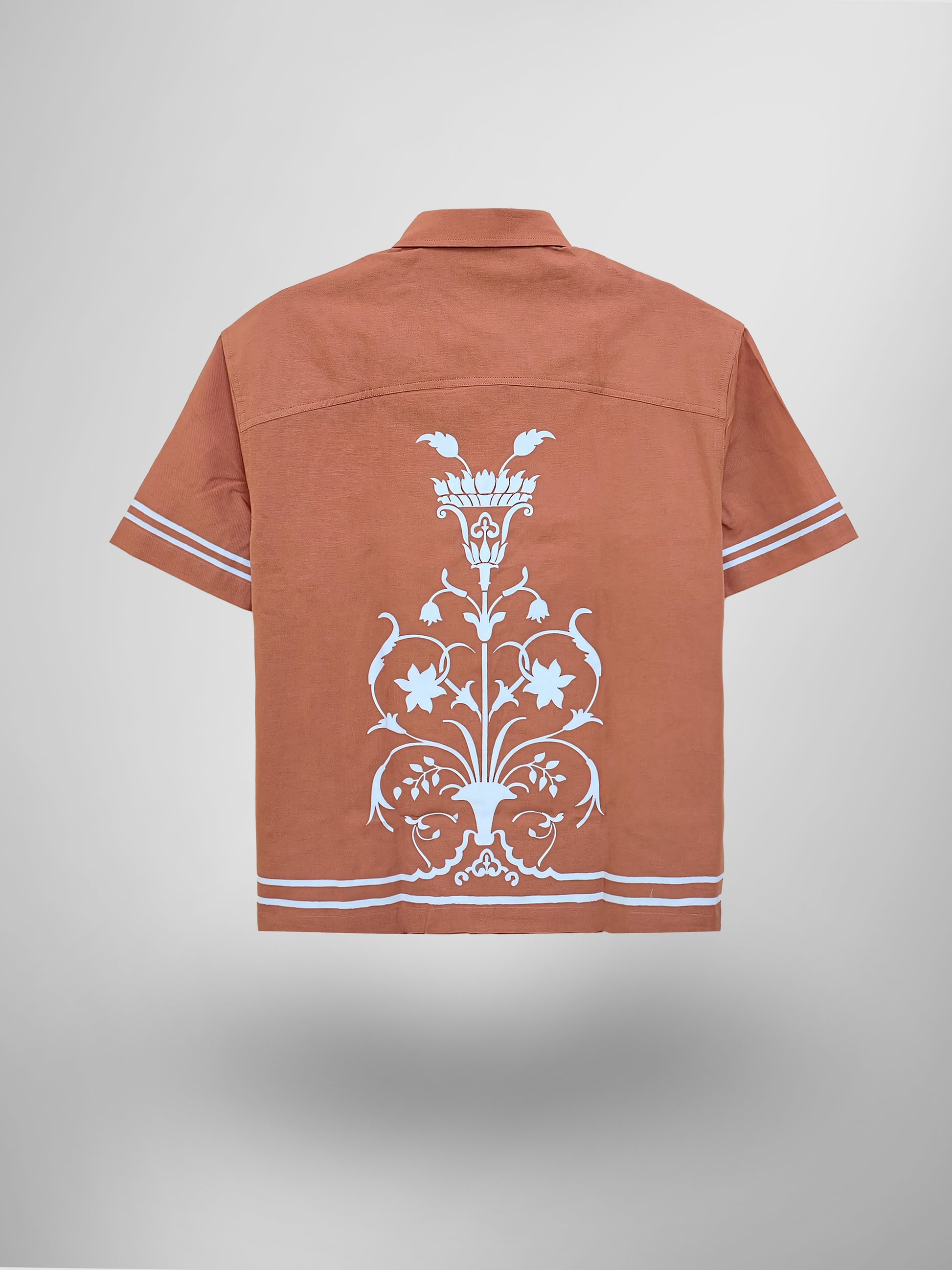 JAIPURI Rust Shirt - Back