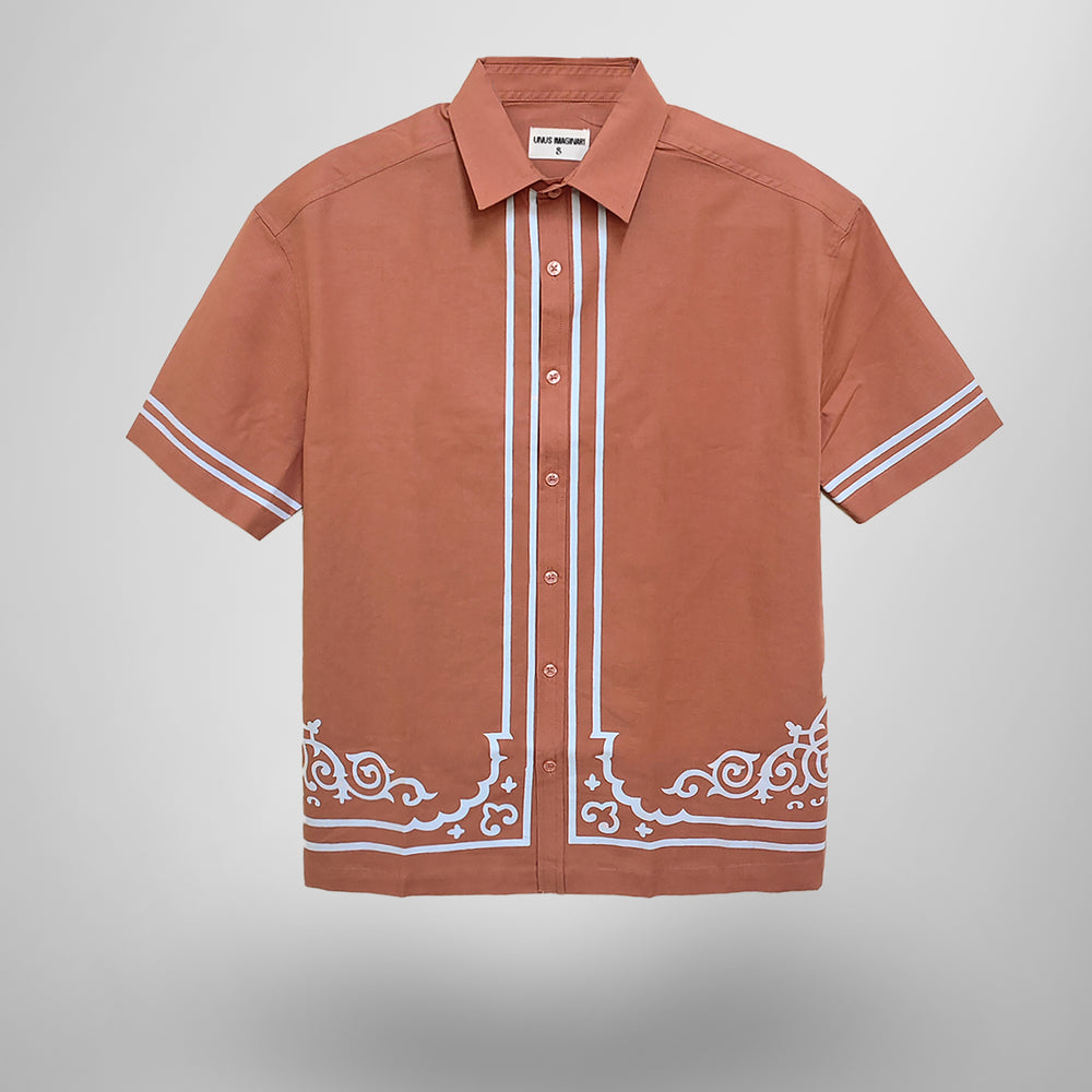 JAIPURI Rust Shirt - Front