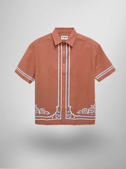 JAIPURI Rust Shirt - Front